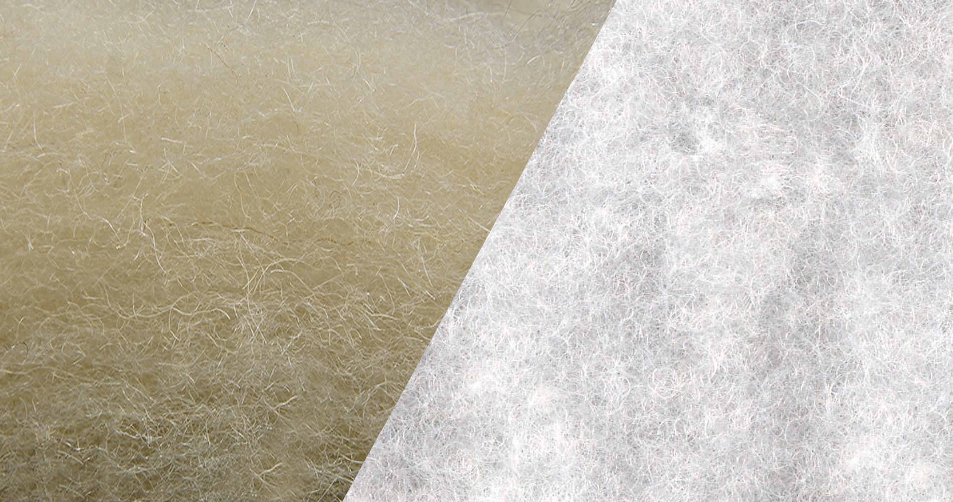 Natural wool/cotton: